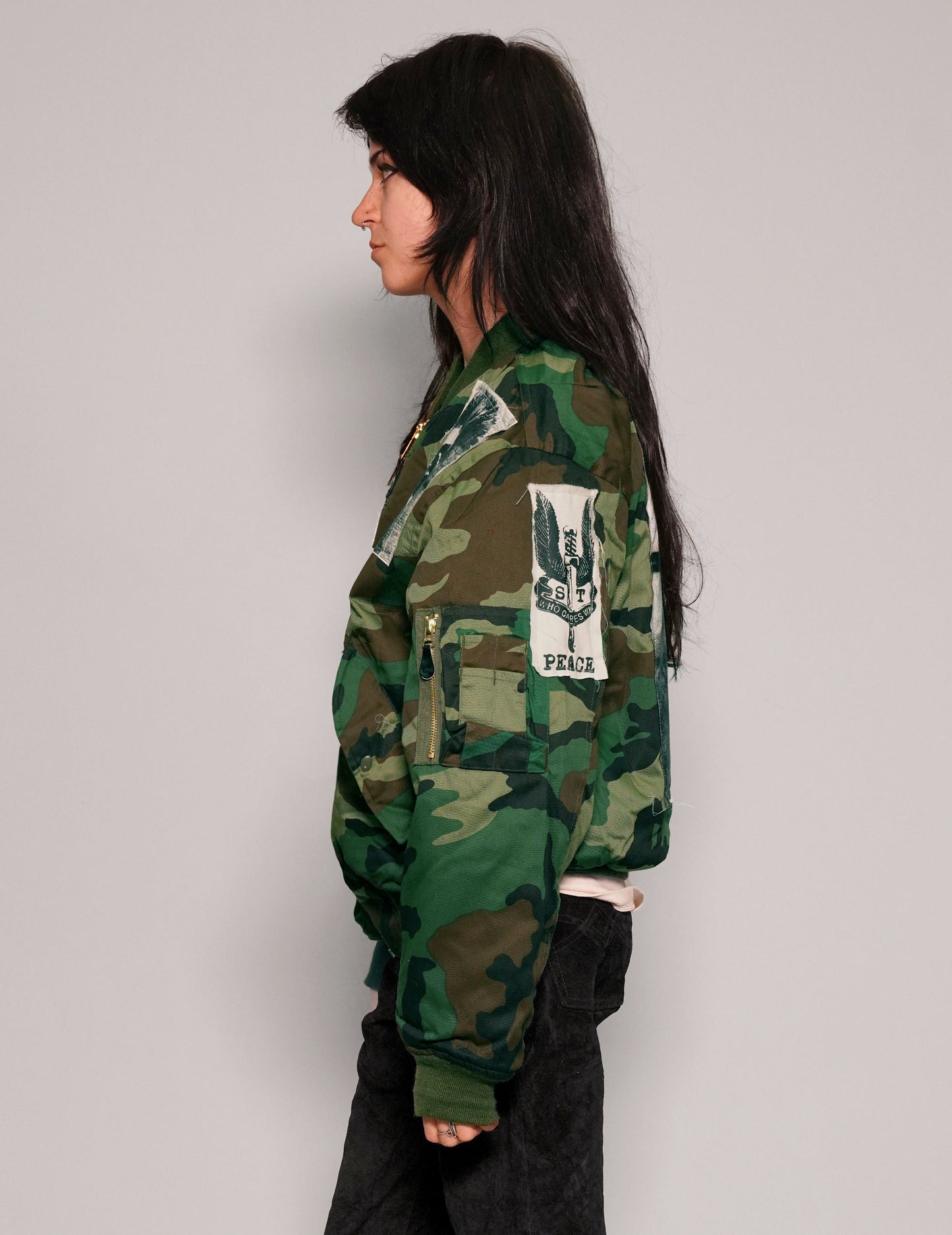 MA-1 Patched Bomber in Camo