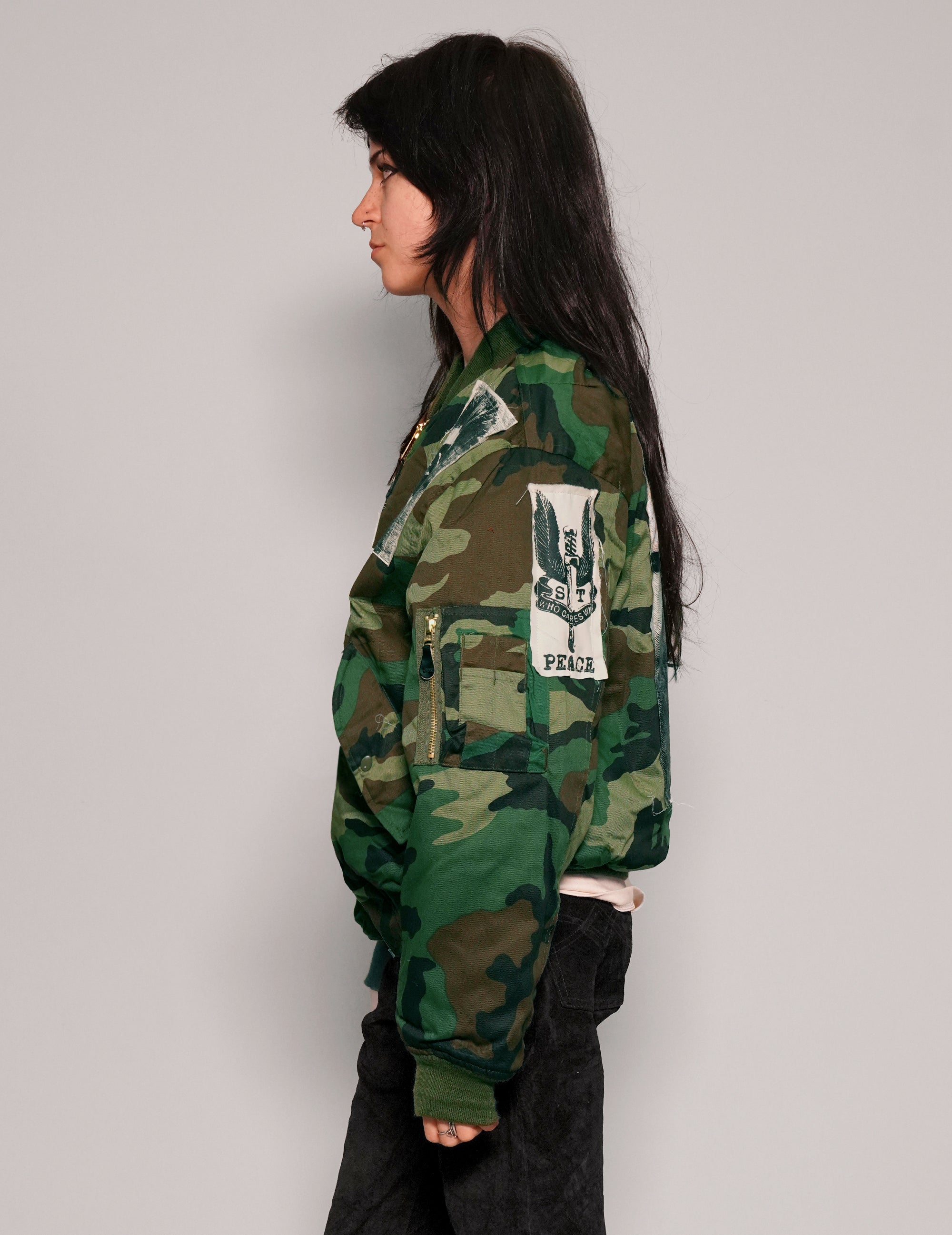 MA-1 Patched Bomber in Camo
