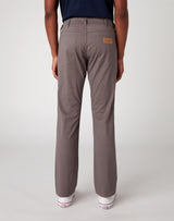 Wrangler Men's Greensboro Stretch Straight Leg Chino in Quiet Grey (W15QWA172) Size 34 - 46