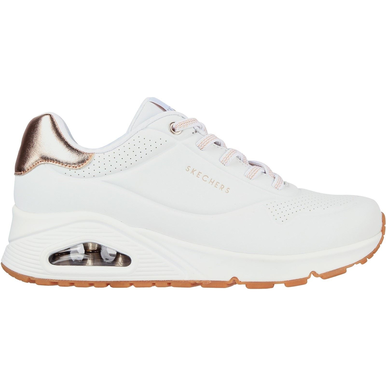 Skechers Women Trainers - Uno - Shimmer Away in 2 Colours, 3-8 - GAR155196