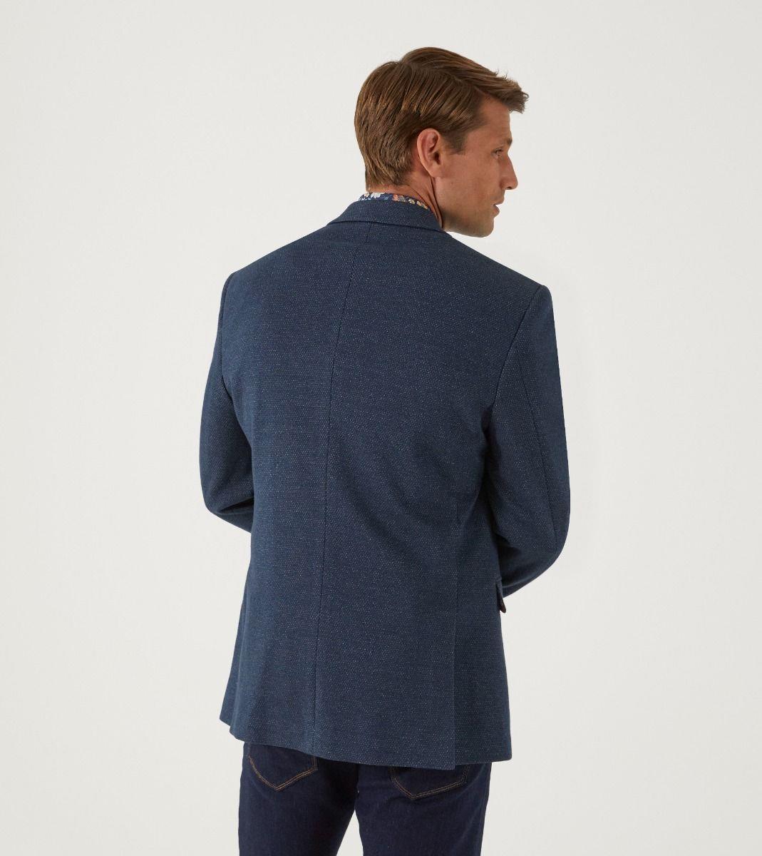 Skopes Men's Plus Size Cotton Blend Sports Warlow Jacket in Navy Size 52 to 62