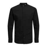 Jack & Jones Plus (12245367) Grandad Long Sleeve Plain Shirt in 3 Colour Options 1XL to 6XL