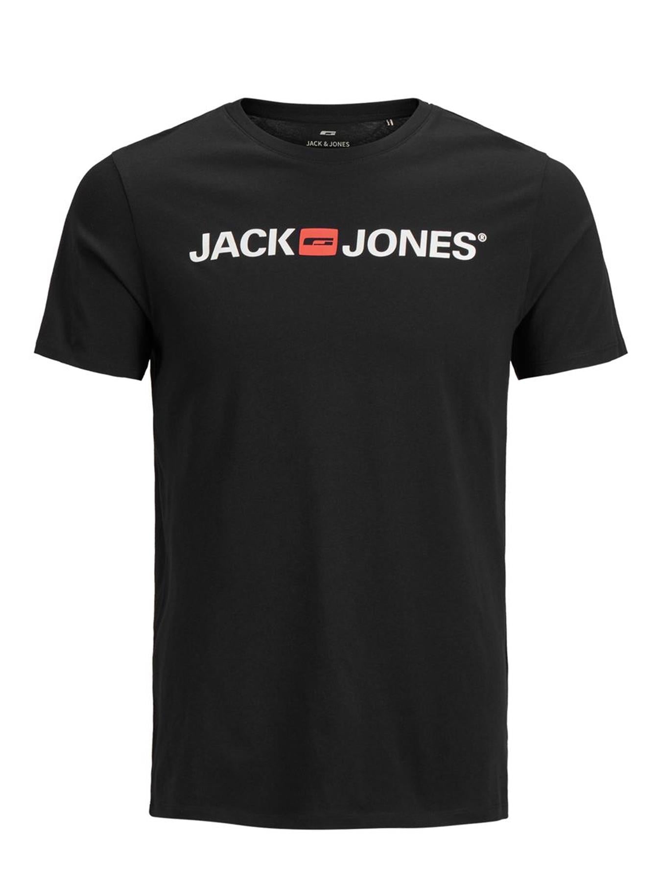 Jack & Jones Men's Jjecorp Logo Tee Ss Crew Neck in US2XL-US5XL, 2 Colours