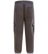D555 EDINBURGH 2 Khaki Cargo Pocket Joggers For Men (Tall) With Ribbed Cuffs in Khaki, LT-1XLT