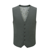 Skopes Beckett Suit Waistcoat For Men in Mid Green, 34R-62R
