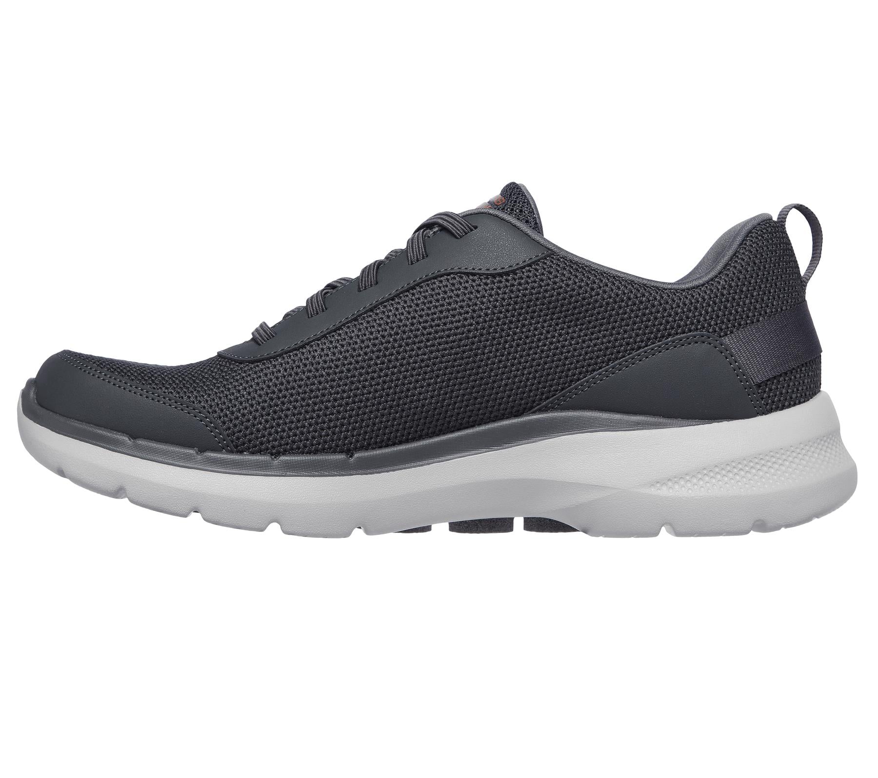 SKECHERS Men's GOwalk 6 - Bold Knight Shoes in Charcoal in Size UK 6 to UK 15