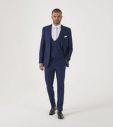 Skopes Men's Felix Suit Slim Suit Fit Trouser in Blue Waist 30 to 38