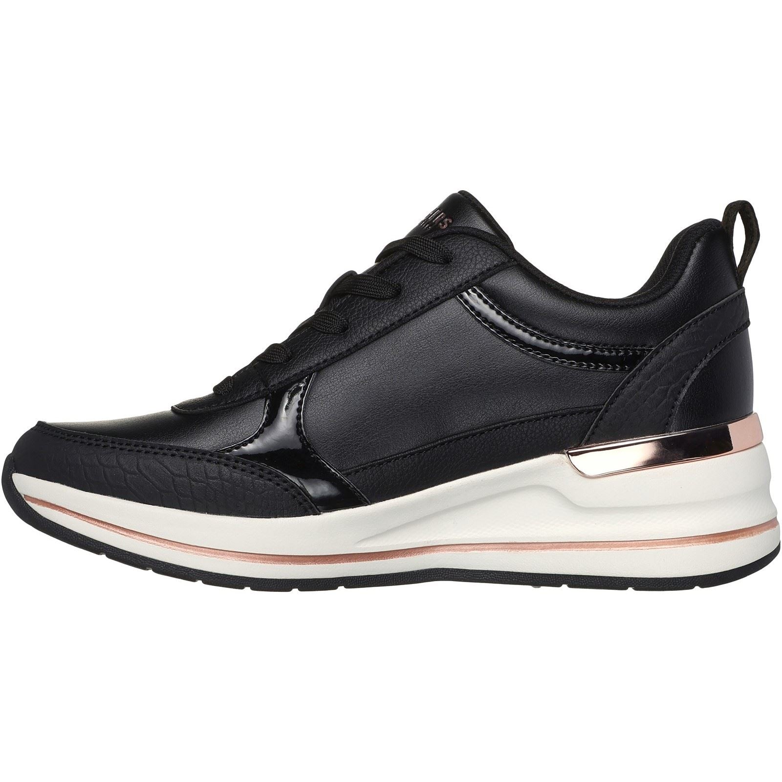 Skechers Women Trainers - Billion 2 Fine Shine in 2 Colours, 3-8 - GAR177345