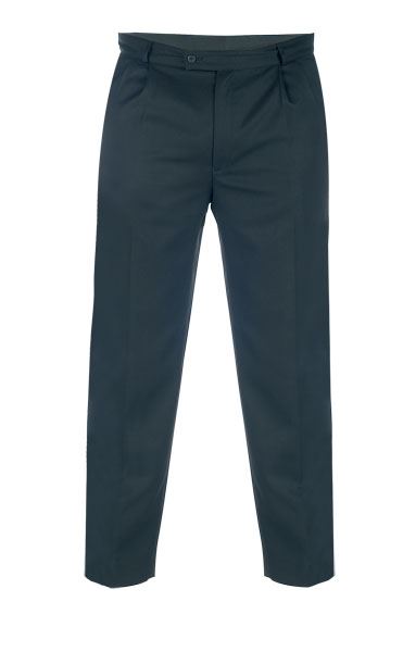 DUKE LONDON MENS KING SIZE GABARDINE TROUSERS IN BLACK IN WAIST 42 TO 60 INCHES, L 27/29/31/33