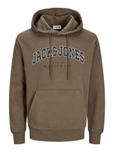 Jack & Jones Sweatshirt Hoodie For Men (JJECALEB VARSITY) in 5 Colours, L-XL