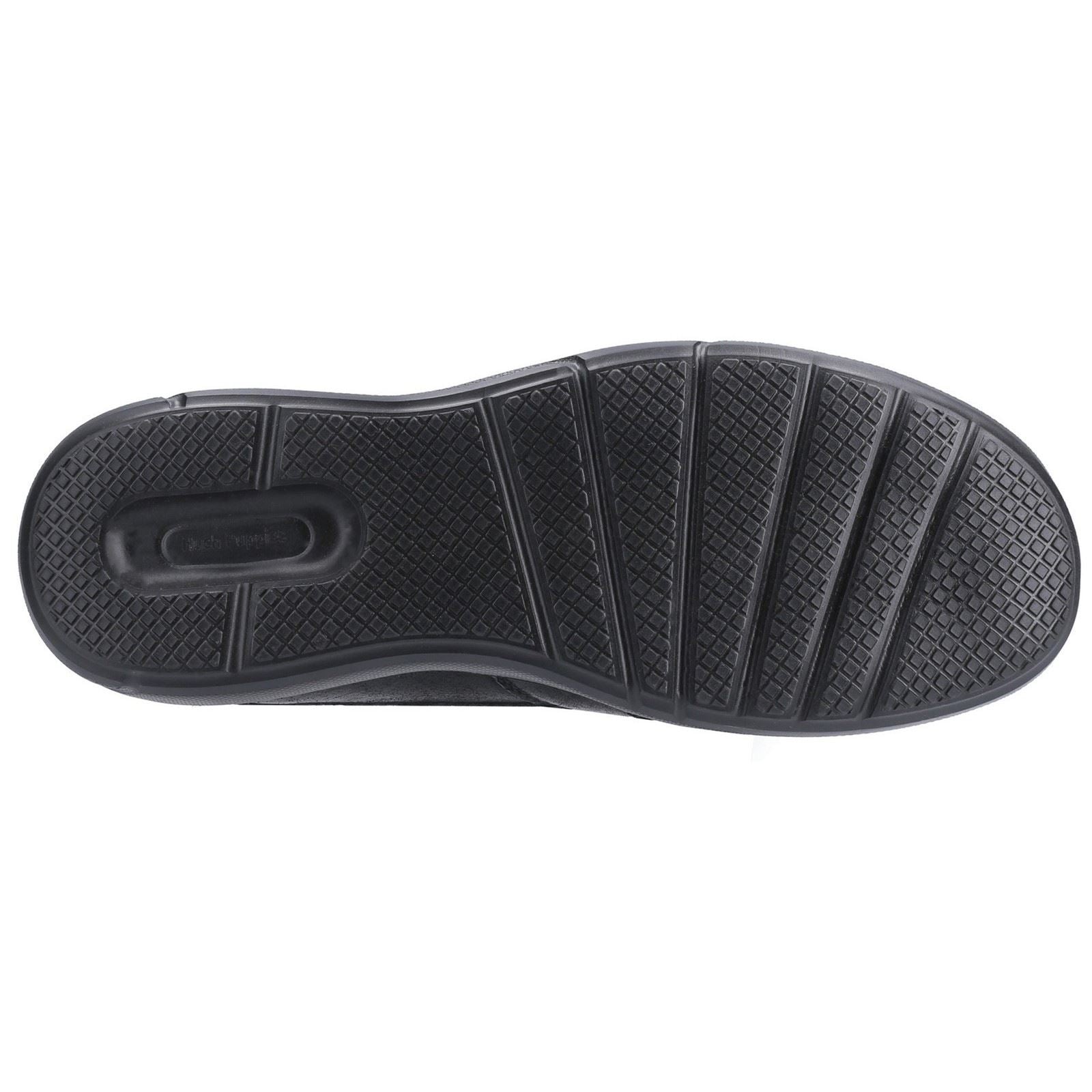Hush Puppies Aaron Slip On Mens Shoes in Black