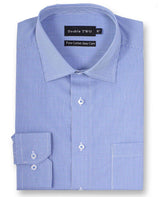 Double Two Mens Pure Cotton Easy Care LS Micro Check Shirts (3736) in Multi Option