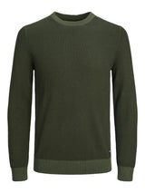 Jack & Jones Knit Crew Neck With Long Sleeves For Men (JJEGLOBE) in 6 Colours, L-XL