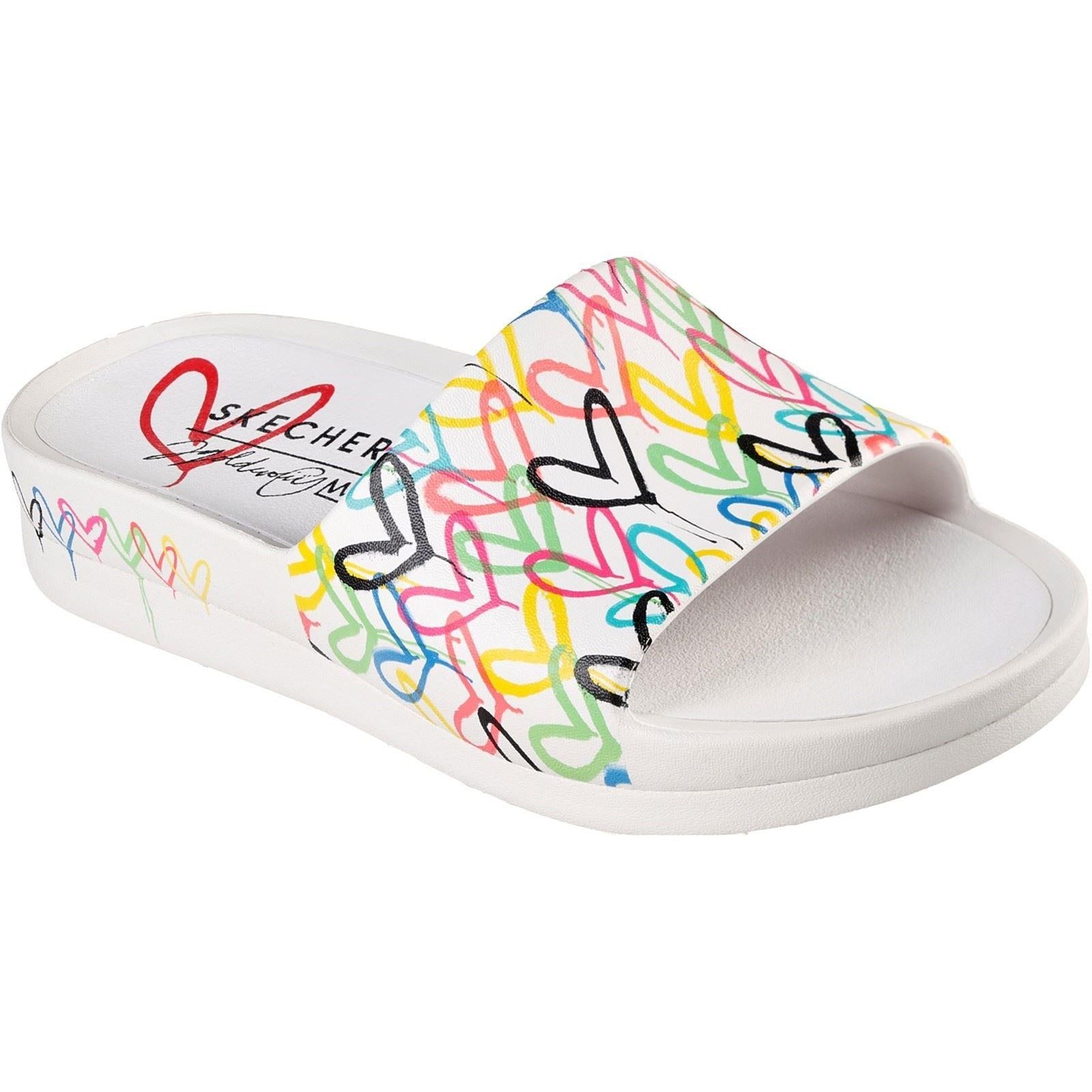 Skechers (GAR111327) Mule Ladies Summer Cali Charm Trust Love Slippers in UK 3 to 8
