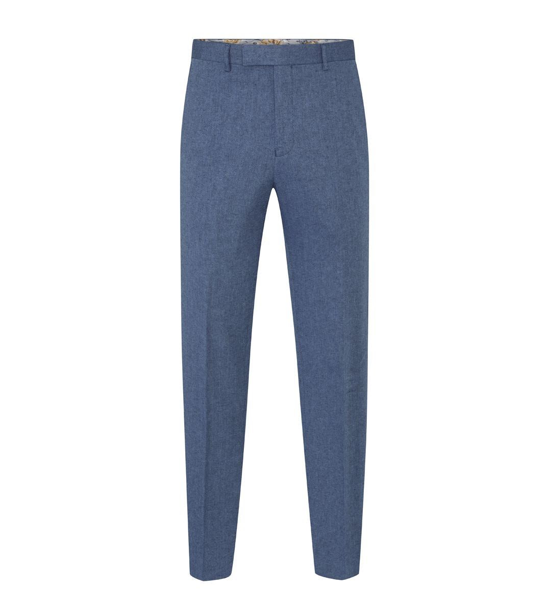 Skopes Calvados Suit Tapered Fit Trouser For Men in Blue, 30W-42W