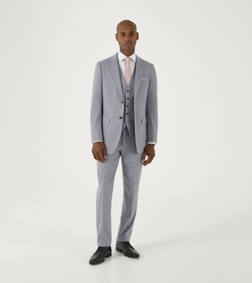 Skopes Jodrell Suit Tailored Fit Jacket For Men in Silver, 34S-62L