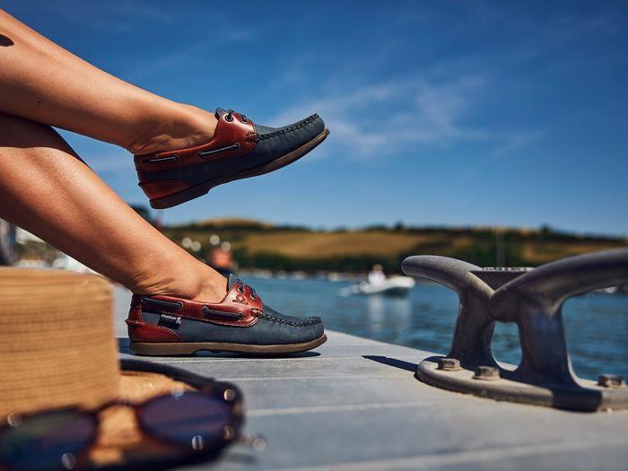 Chatham Women's Bermuda Lady II G2 Leather Boat Shoes in 2 Colour Options 3 to 9