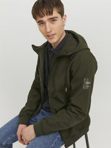 Jack & Jones Softshell Hoodie Jacket For Men (JJEBASIC) in 2 Colours, L-XL