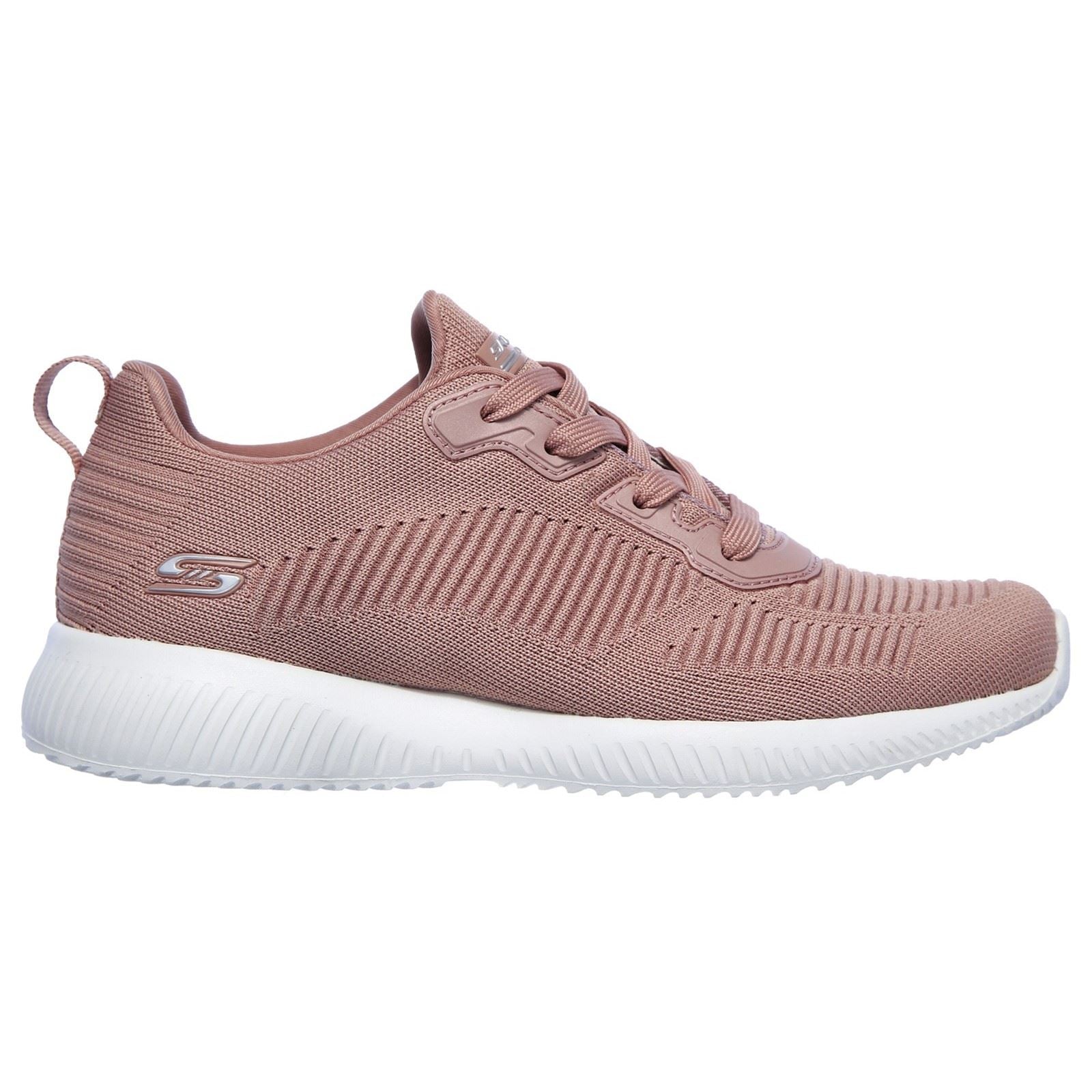 Skechers Bobs Squad Tough Talk Wide Sports Shoe Ladies Sports in  Pink