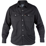Duke Western Style Long Sleeve Denim Shirt in Size Small to XXL  2 Colours
