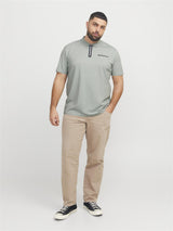 Jack & Jones Short Sleeves Polo Shirt For Men (JCOFUSION PIQUE) in 3 Colours, 4XL-7XL
