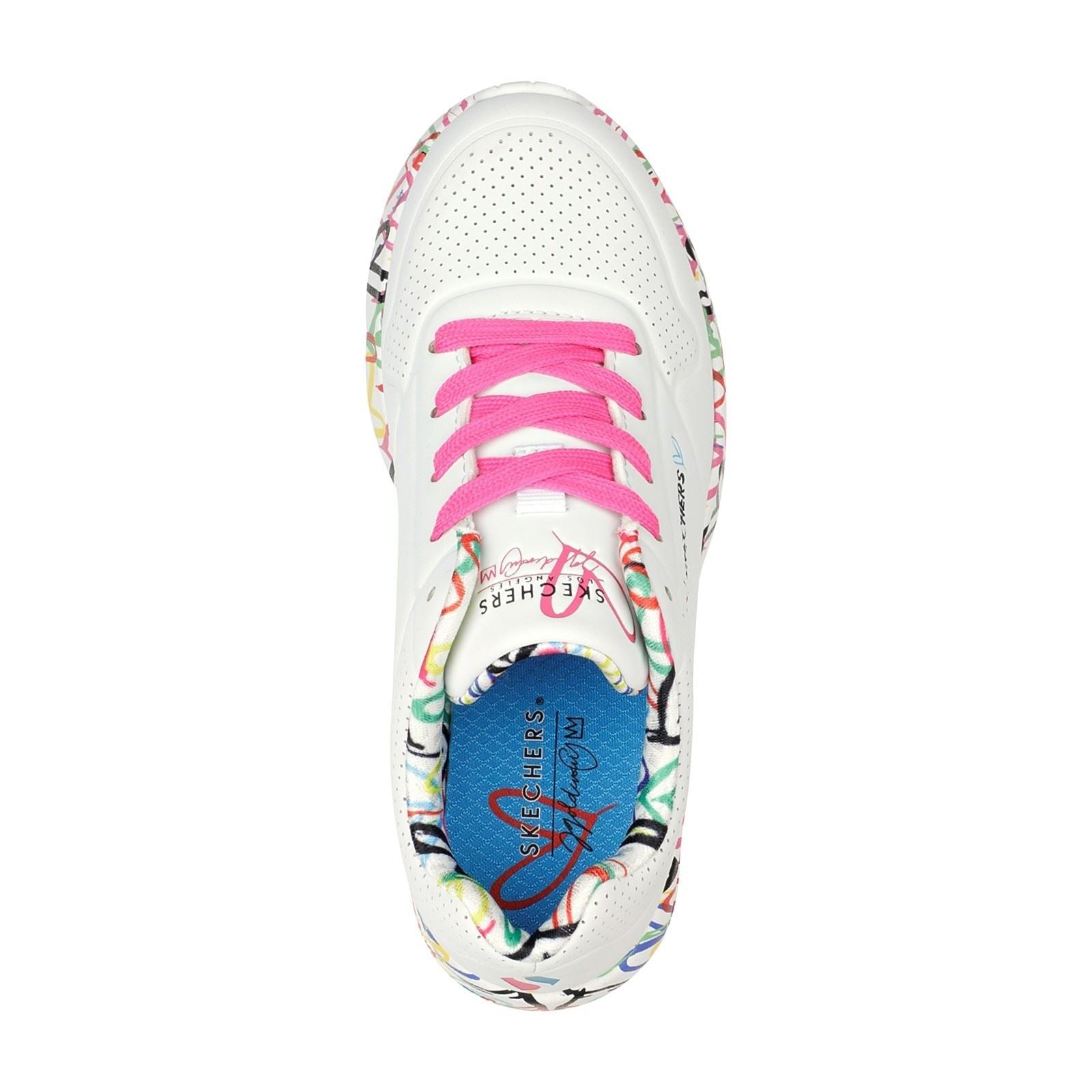 Skechers (GAR314976L) Childrens Sports Uno Lite Lovely Luv in UK 1.5 to 13.5