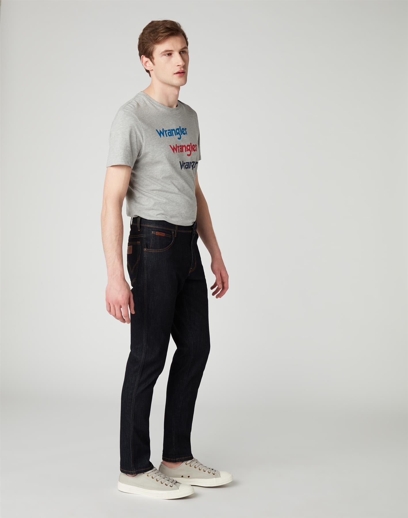 Wrangler Men's Texas Slim Dark Rinse Wash Jeans Waist 32" to 46"