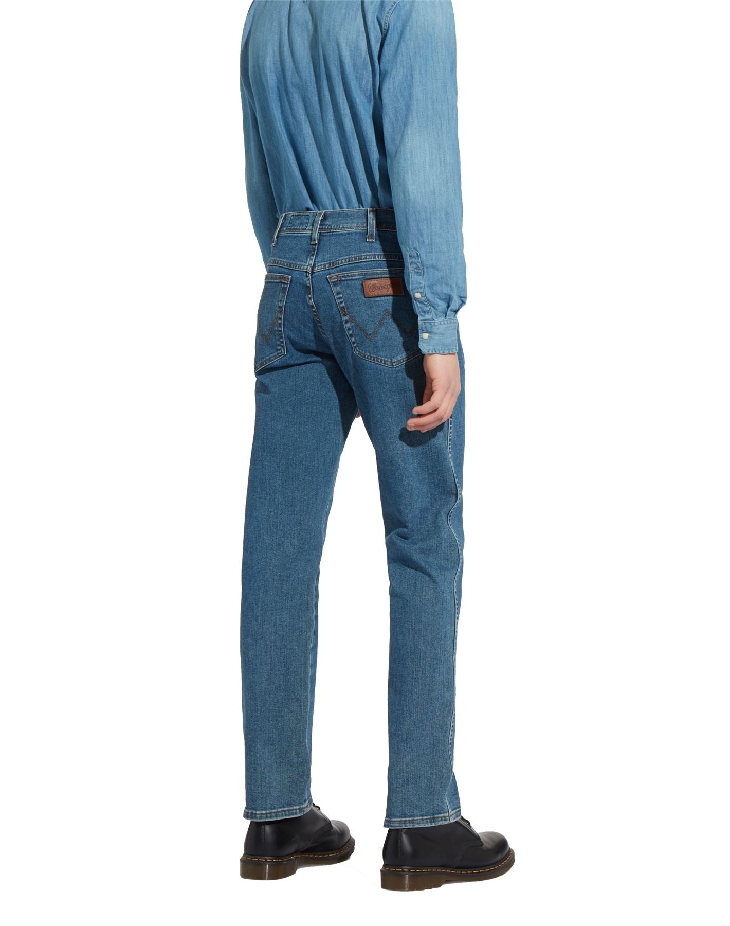 Wrangler Men's Texas Stretch Stonewash Blue Jeans (W12133010) Waist 30 to 50"
