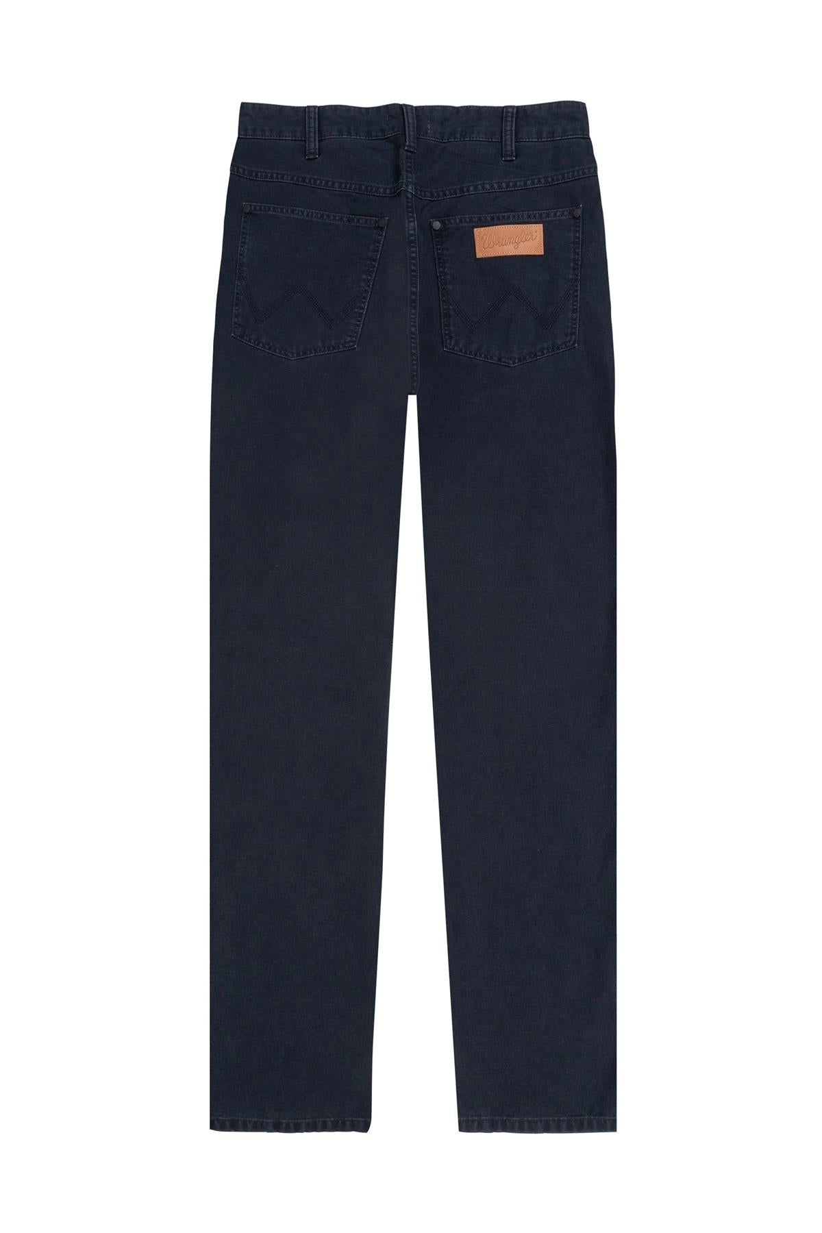 Wrangler Men's Texas Non Stretch Chino Trousers in Dark Navy