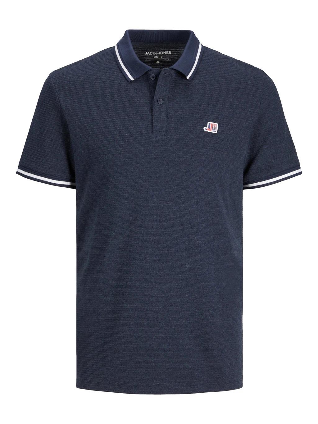 Jack & Jones (12236350) Men's Plus Size JCOVIBE Polo Shirt in 3 Colours 1XL to 6XL