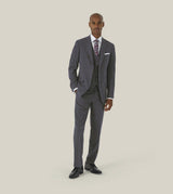 Skopes Jacob Suit Waistcoat For Men in Grey Check, 34R to 62R