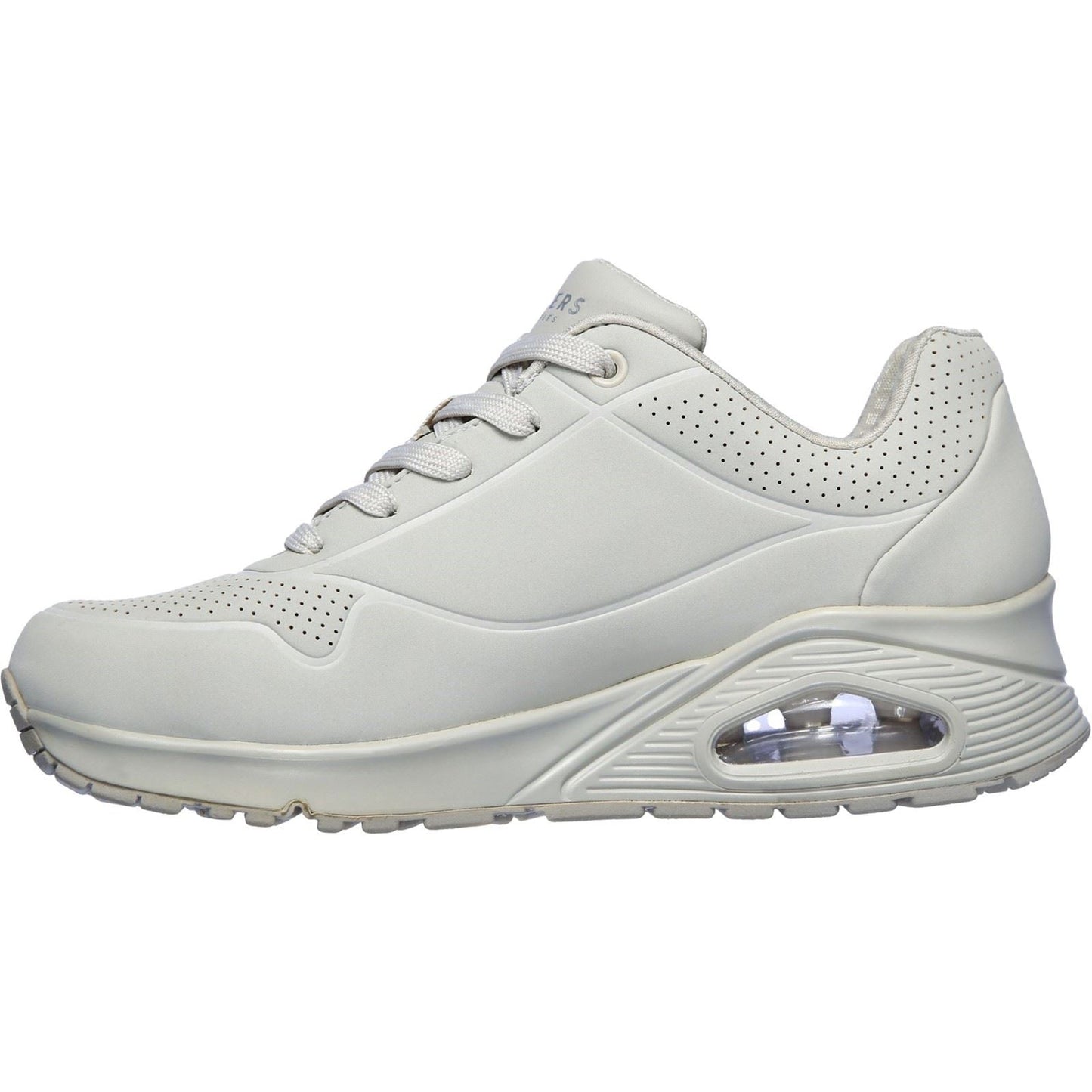 Skechers (GAR73690) Ladies Sports Uno Stand On Air in Black and White Size 2-8