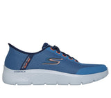 Skechers Slip On Shoe For Men Go Walk Flex Netro Slip-Ins in Navy, 6-15