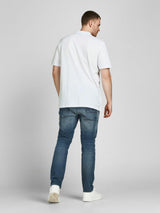 Jack & Jones Men's Plus Size Eshark Classic Short Sleeve Plain Polo Large to 6XL