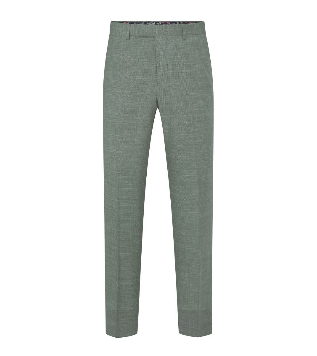 Skopes Elio Suit Tailored Fit Trouser For Men ins Sage Green, 30W-58W
