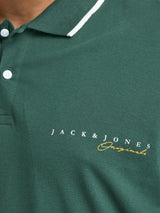 Jack & Jones Men's Plus Size Cotton Short Sleeve Pique Polo US1L-US6XL, 2 Colours