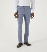 Skopes Slim Fit Jodrell Suit Trouser For Men in Blue Marl, 30W-42W