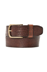 Wrangler Men's Braid Embossed Premium Leather Belt in Size XS to XXXL