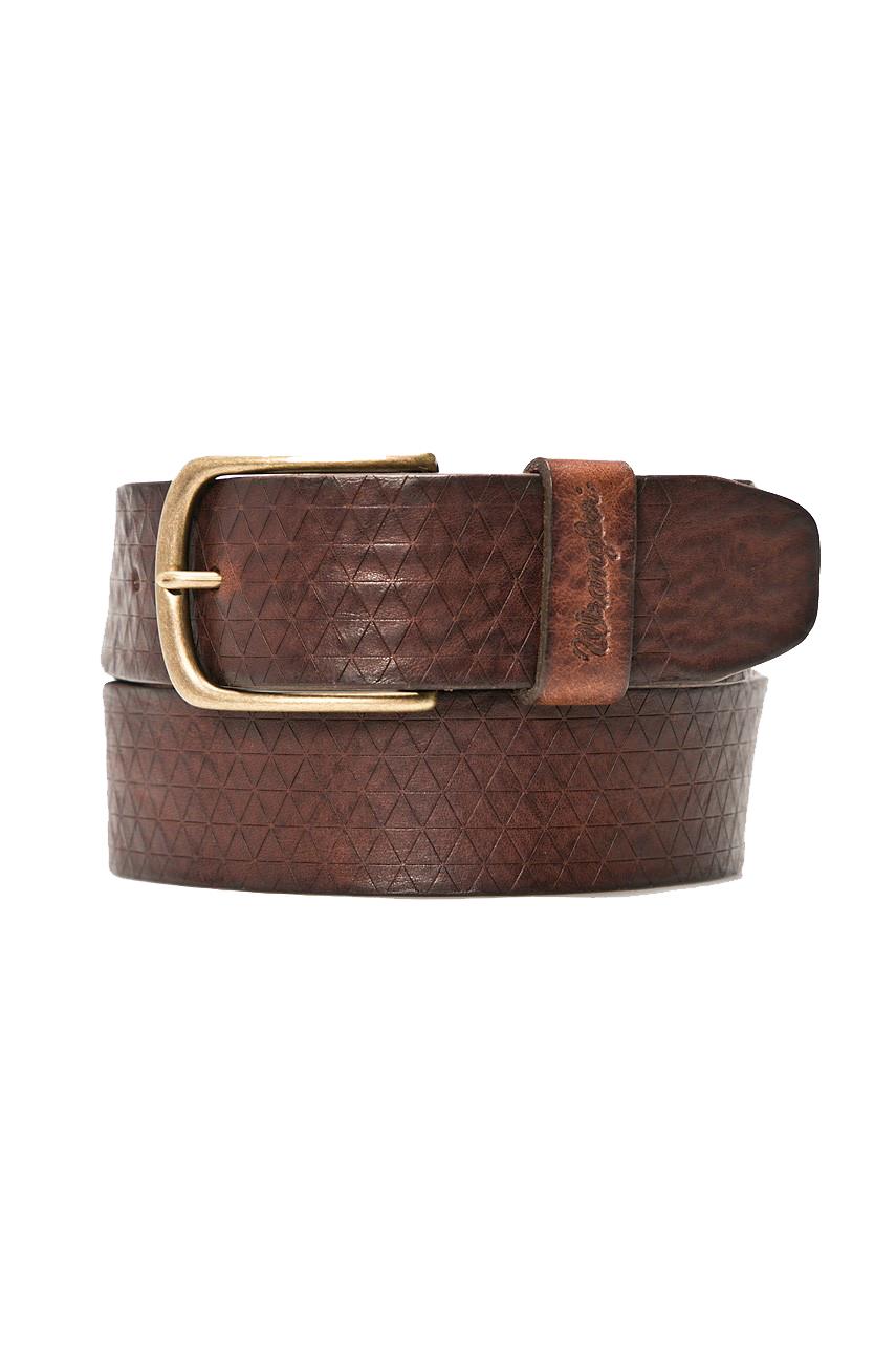 Wrangler Men's Braid Embossed Premium Leather Belt in Size XS to XXXL