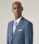 Skopes Tailored Fit Anthony Suit Jacket For Men in Blue Check, 36S-62L