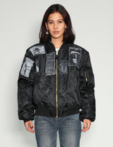 MA-1 Patched Bomber in Black