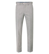 Skopes Men's Tailored Fit Suit Trouser Jude  Herringbone in Stone Waist 32 to 56