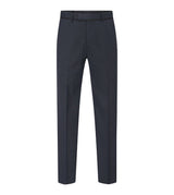 Skopes Cuba Dinner Suit Tailored Fit Trousers For Men in Navy Blue Geo, 30W to 58W