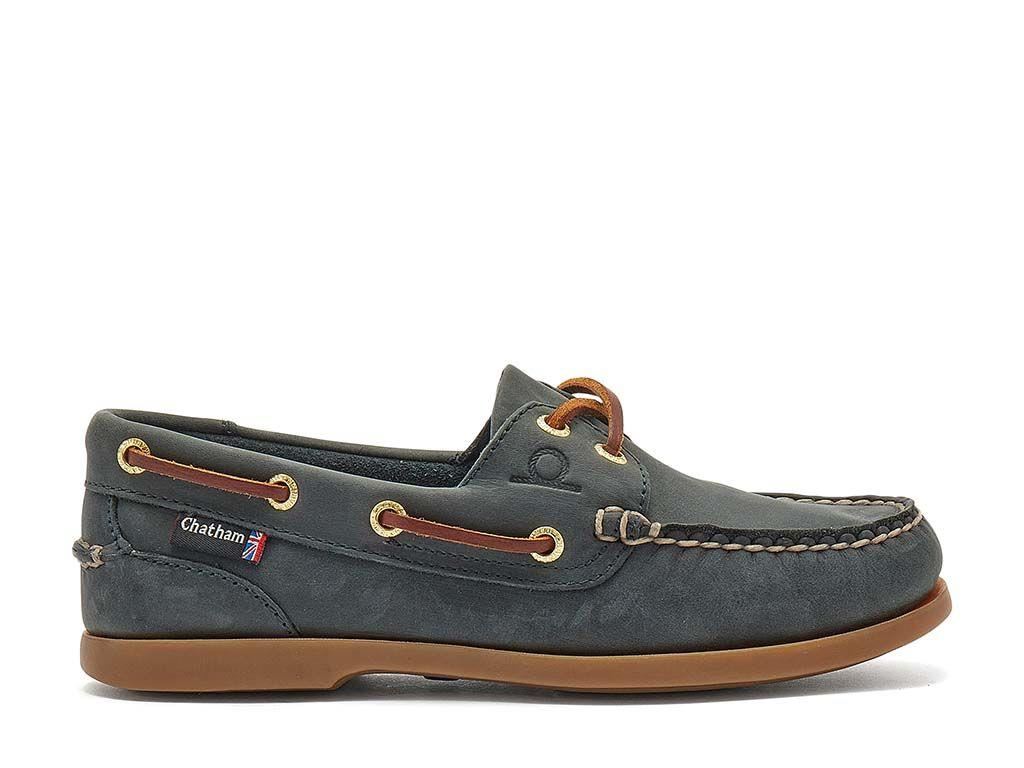 Chatham Women's Deck Lady II G2 Premium Leather Boat Shoes in 3 Colour Options 3 to 9