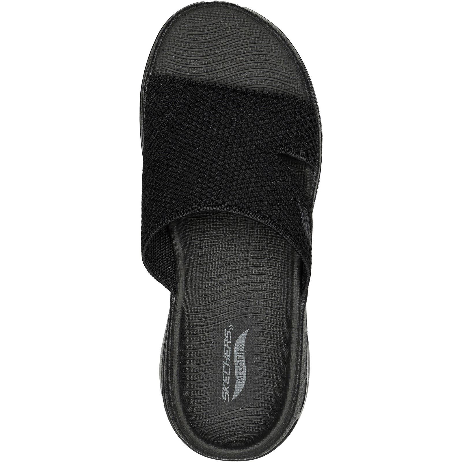Skechers Women Sandal - Go Walk Arch Fit Joyful Mule in Black, 3-8 - GAR140274