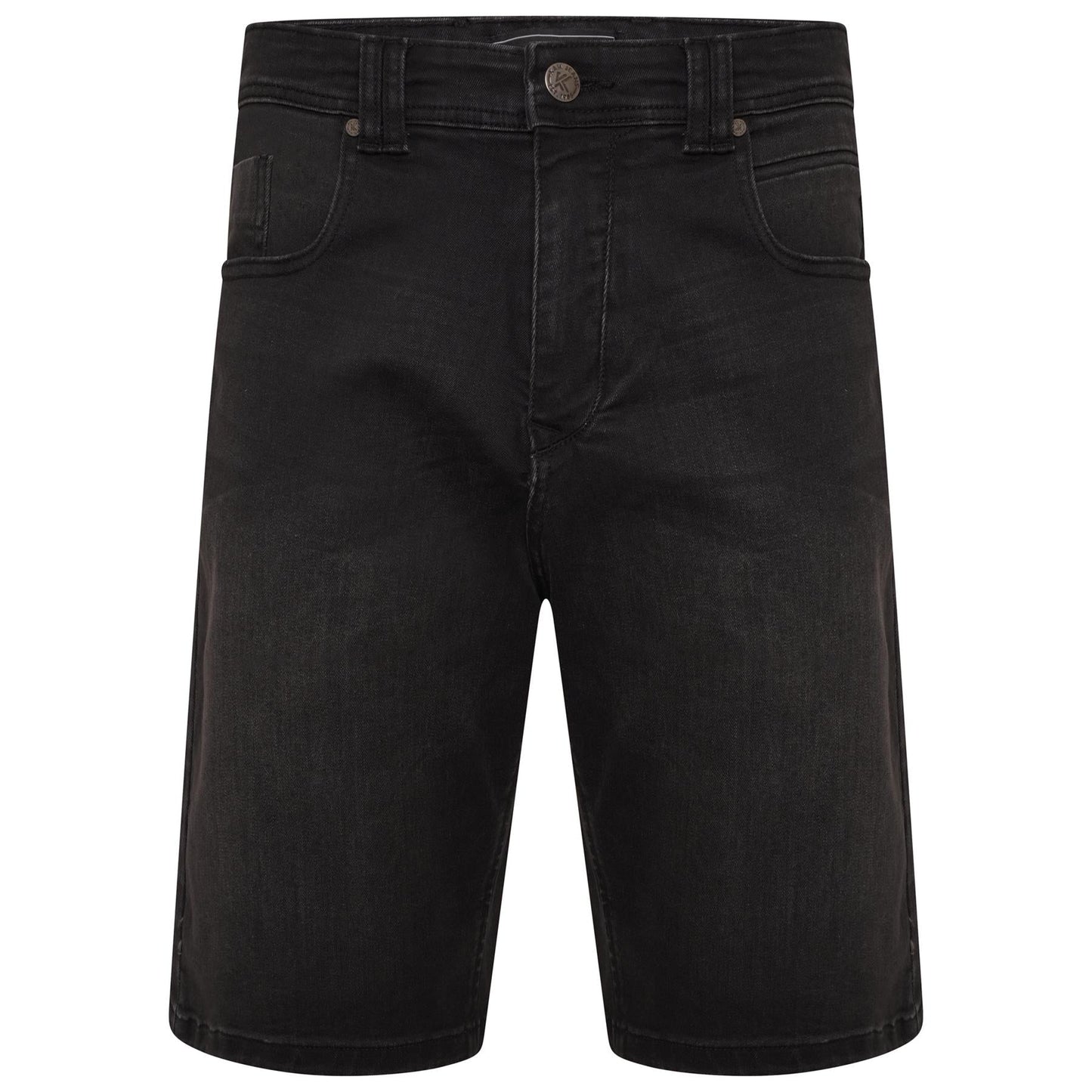 KAM Mens Plus Size Denim Shorts with Emboss in 2 Colour Options 40 to 60