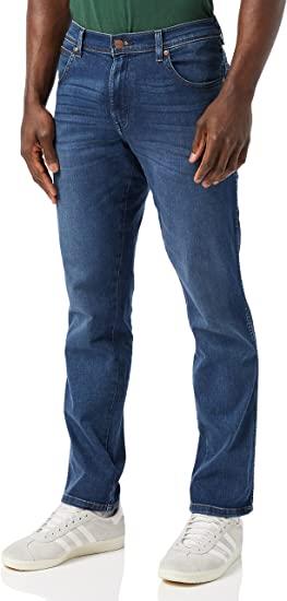 Wrangler Men's Texas Slim Stretch Jeans Eartwash In Light Blue (W12SCV39X) Waist 24 - 46
