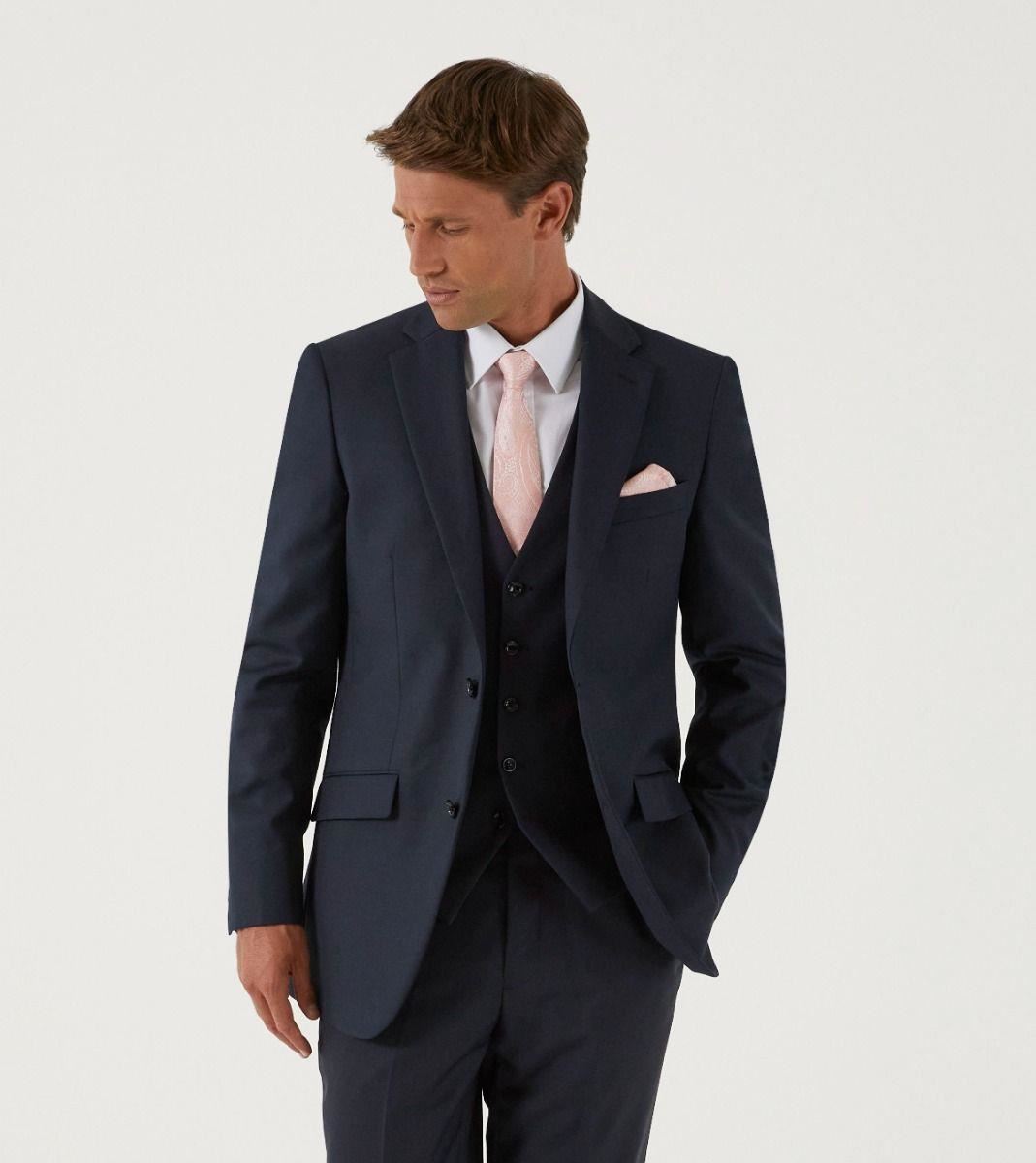 Skopes Tailored Fit Suit Jacket Farnham in Navy 34 to 62 Short to Long