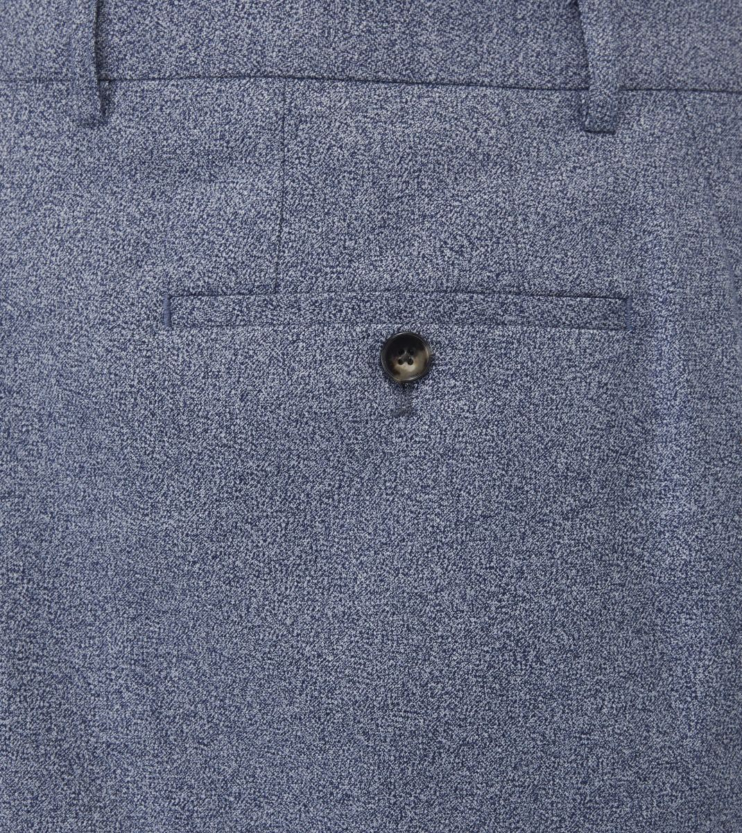 Skopes Tailored Fit Jodrell Suit Trouser For Men in Blue Marl, 30W-58W