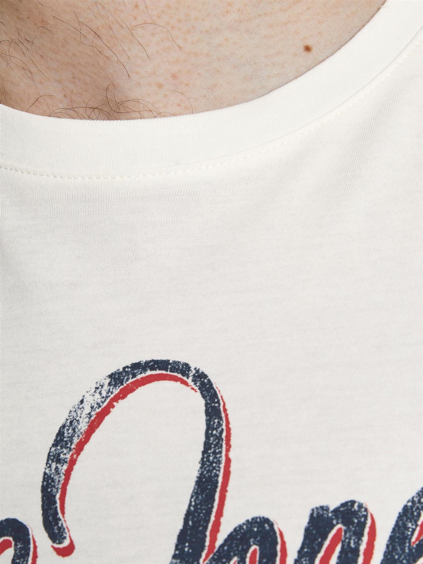 Jack & Jones Mens Plus Logo Printed Tee